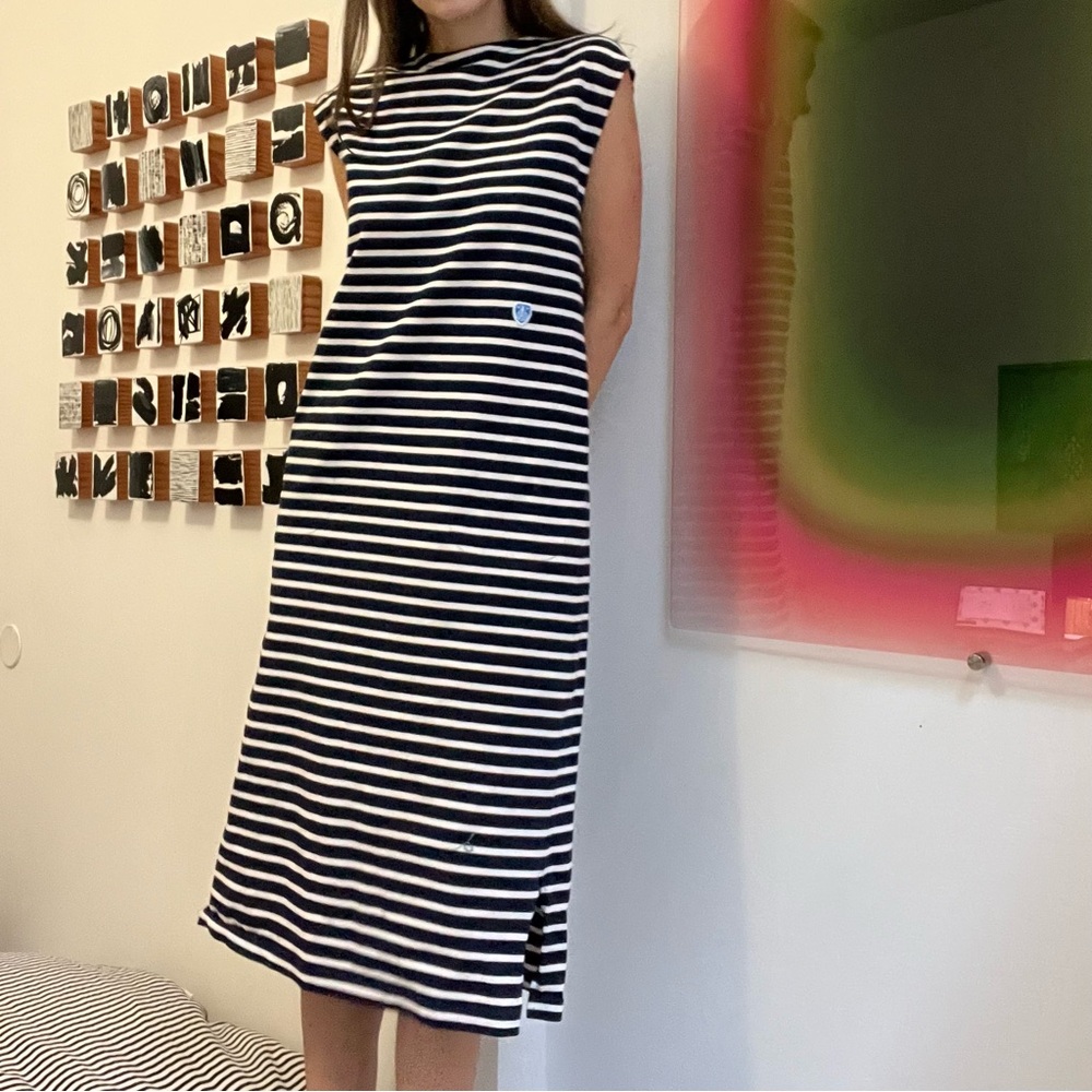 Rare Vintage Orcival Striped Dress